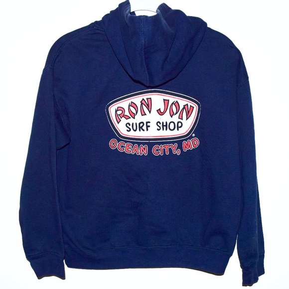 Ron Jon | Shirts u0026 Tops | Ron Jon Surf Shop Ocean City Navy Blue Hoodie  Sweatshirt Youth Large | Poshmark